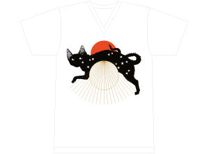 未使用　復刻版　仔猫のあかつき　Tシャツ　Mサイズ KN-SG-0648-0_1024x.jpg?v=