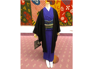 プランテーションすみ黒楊柳シボ羽織 プランテーションの特別な日常着「ARIMATSU SHIBORI」シリーズ