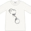 T-SHIRT, HANDCUFFED NEW, WHITE