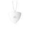 Pick-shaped necklace "white"