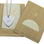 Pick-shaped necklace "white"