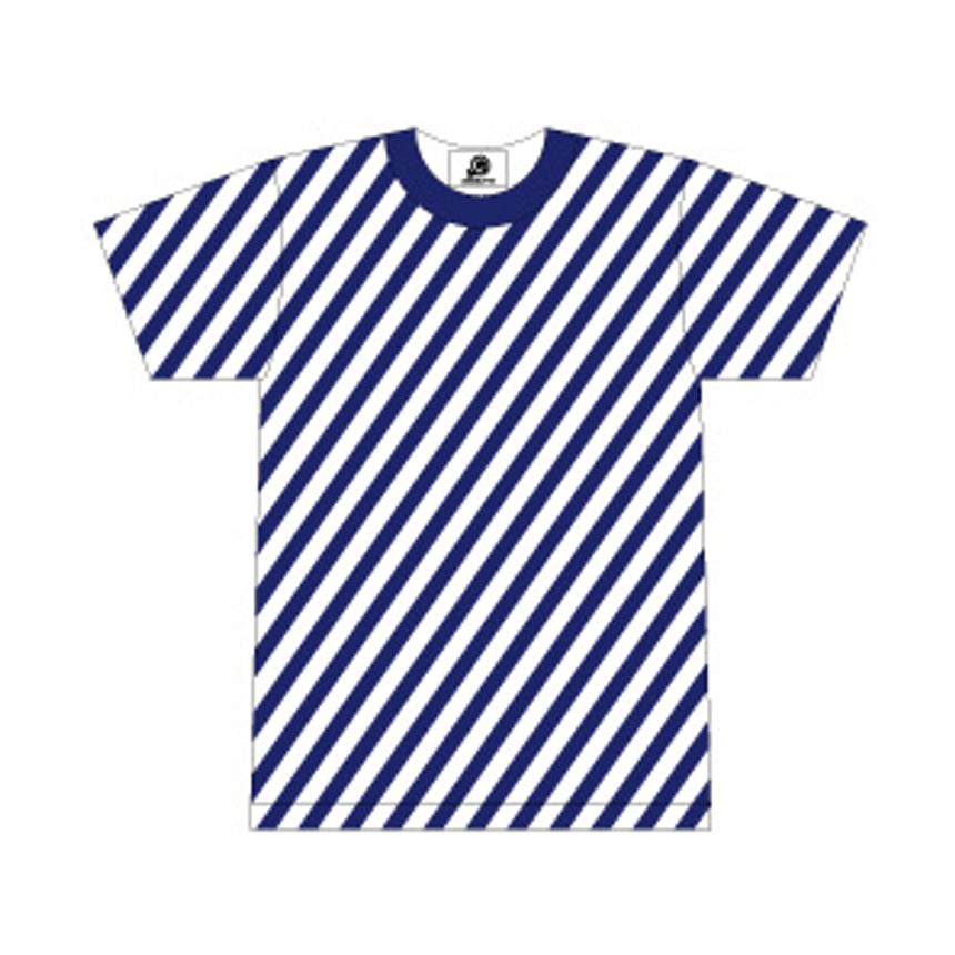 はすかいTシャツ 林檎 ネイビー