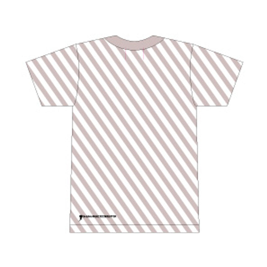 はすかいTシャツ 林檎 薄紫色