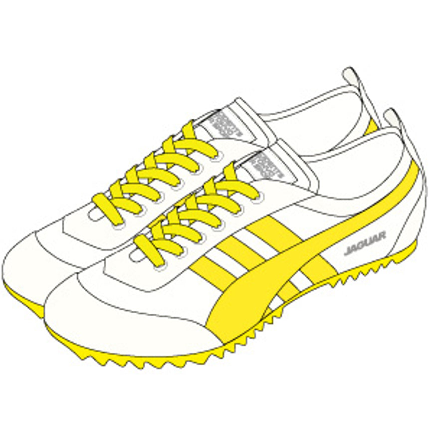 Sneakers "Yuyaku March" Class C (white x yellow)