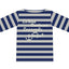 T-shirt for fashionable sailors, navy x olive