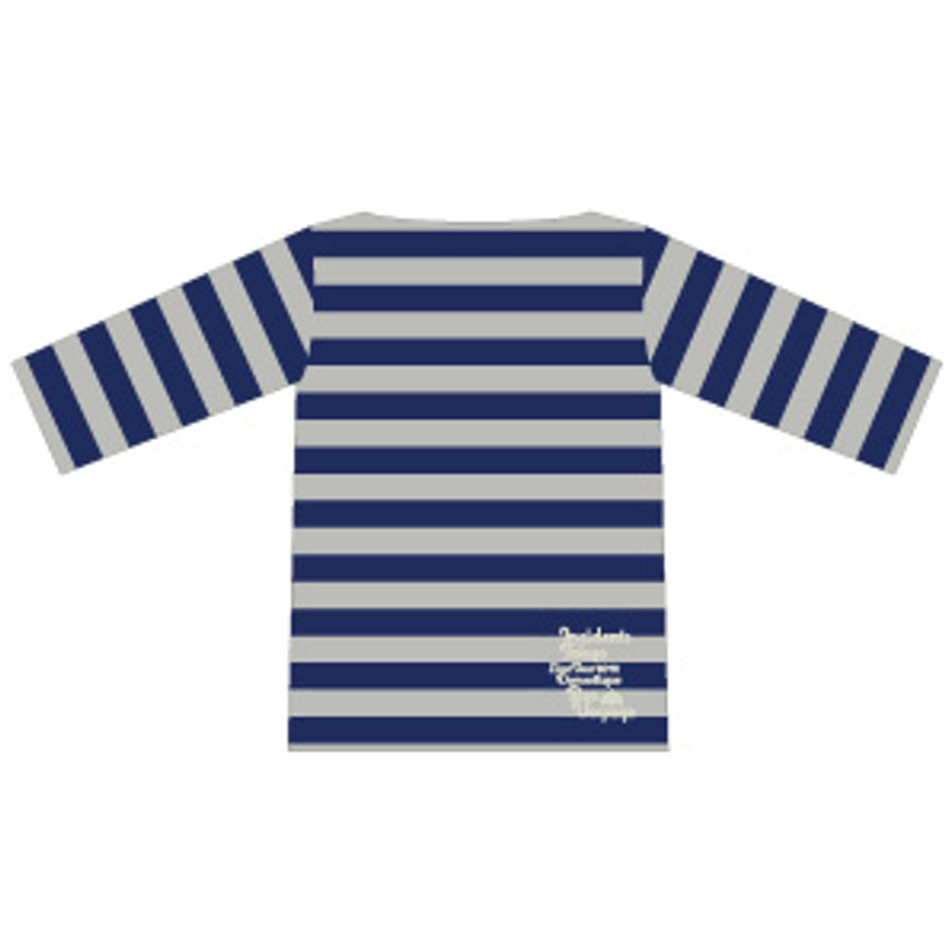 T-shirt for fashionable sailors, navy x olive