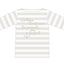 T-shirt, stylish sailor, gray x off-white