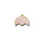 Badge Voyage Bean Peacock Rose Pink