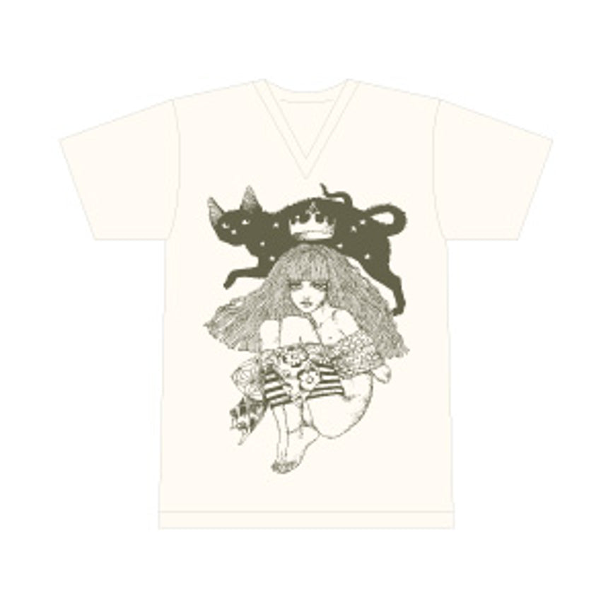 Tシャツ"フィフティーン"　ナチュラルホワイト