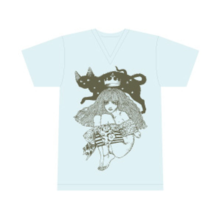 Tシャツ"フィフティーン"　水色