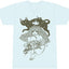 T-shirt "Fifteen" light blue