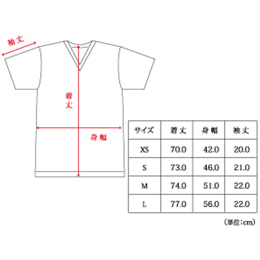 Vネック  泥棒猫　白