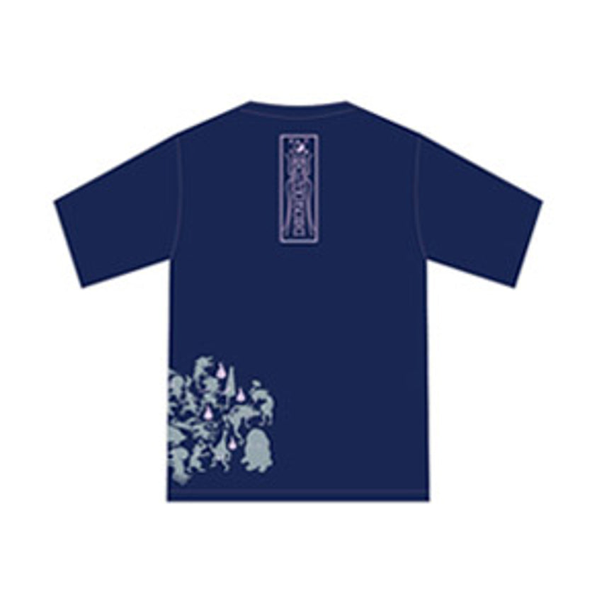 V-neck "Hundred Demon Division" Navy