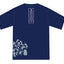 V-neck "Hundred Demon Division" Navy