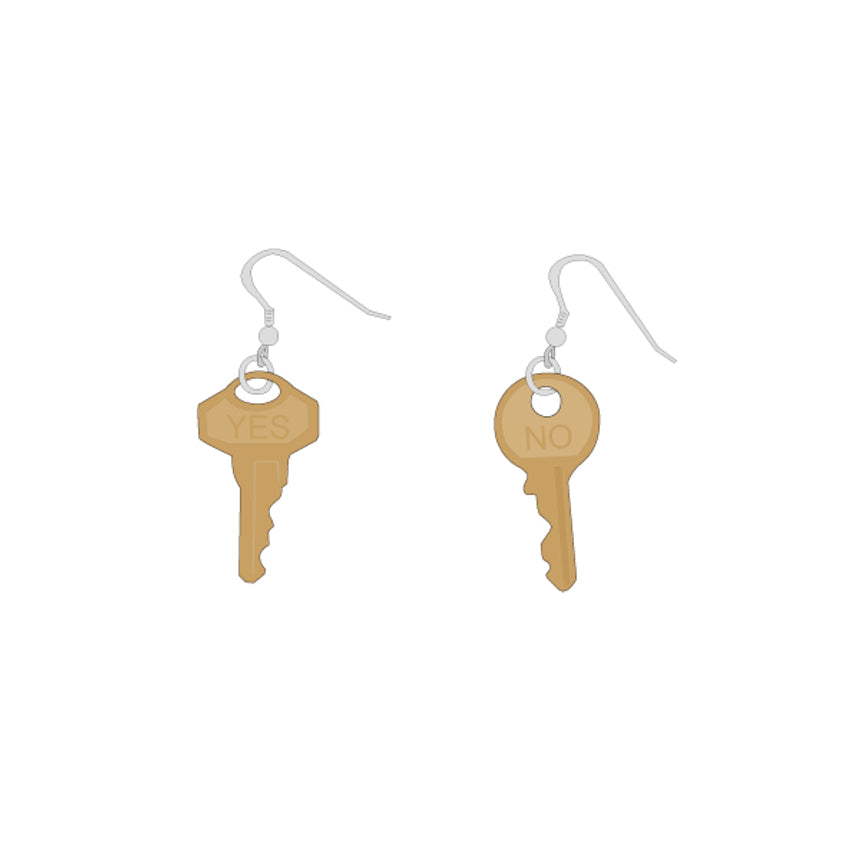 Key earrings